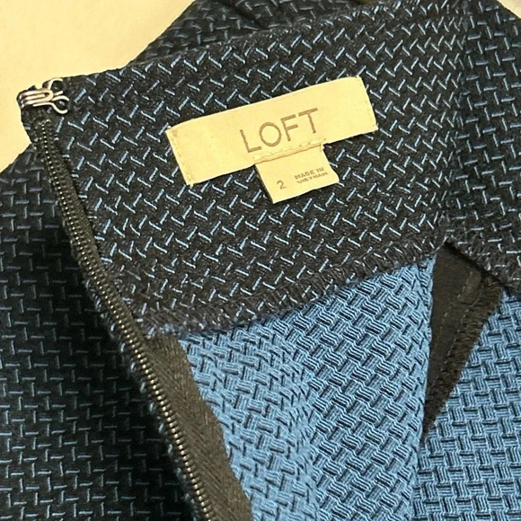 LOFT Women’s Size 2 Mini Skirt Pockets Coquette Preppy Acadamia Flirty Fairy - Picture 7 of 14